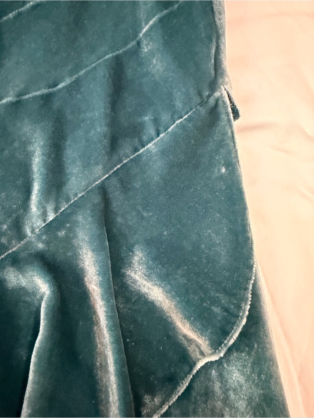 For adempsey only! DOUBLE D RANCH Velvet Tiered Maxi Skirt Green - Picture 7 of 16